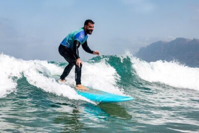 Surf Lesson for Beginners in Famara: Introduction in Surfing - Getting started at Red Star Surf & Yoga Camp (and what “intro” really means)