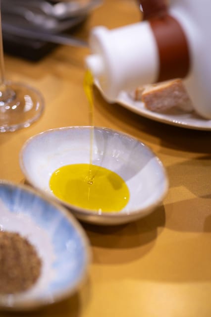 Symphony of Flavors - Olive Oil & Food Pairing at Corfu Town - Bread & olive oil plus Bitter Orange Salad: the flavor base