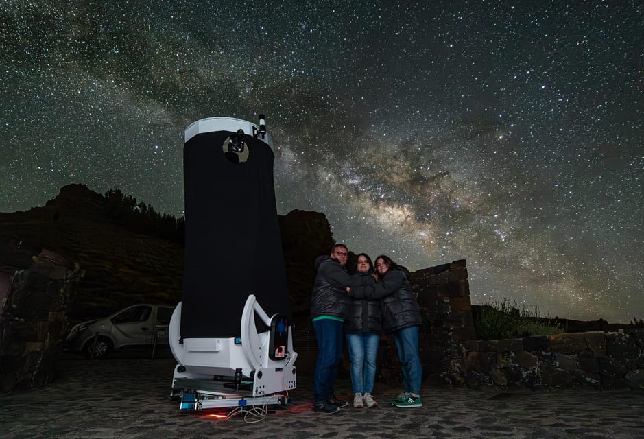 Teide National Park: Guided Large Telescope Stargazing Tour - Timing and the meeting point: plan for flexibility