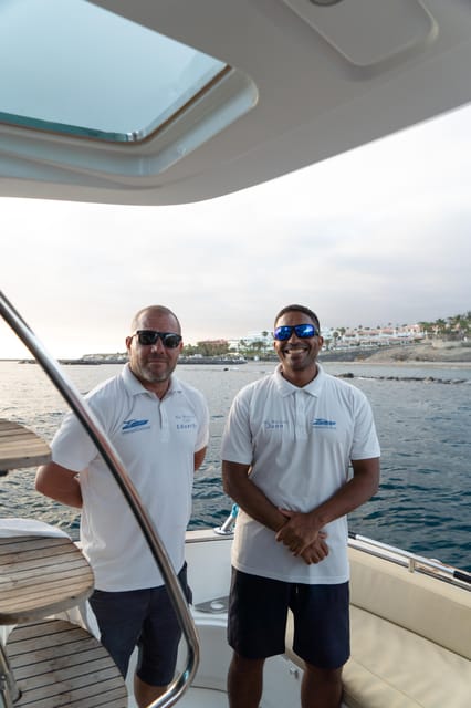 Tenerife: 2, 3 & 4 Hour Private Luxury Motorboat Charter - Onboard Food, Drinks, and the Crew That Keeps You Relaxed