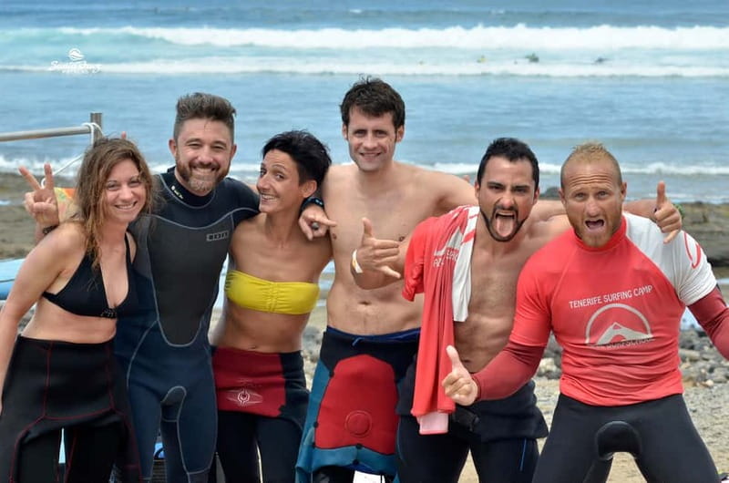 Tenerife : clases de surf para principiantes y intermedios - From Surf Market Volcano to the Water: The 2-Hour Flow
