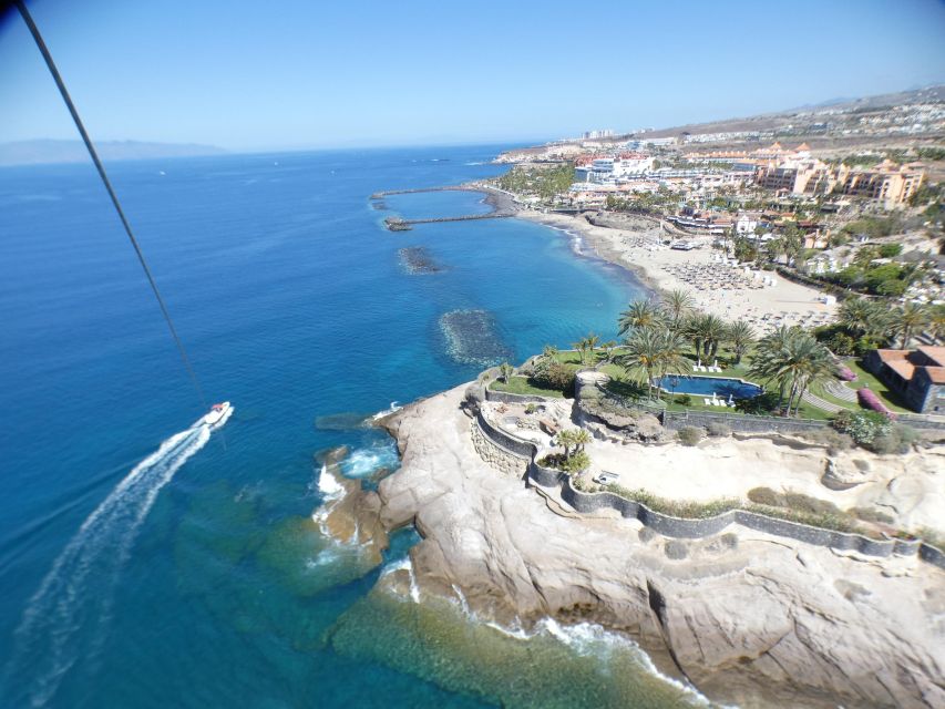 Tenerife Costa Adeje Parasailing - What happens when you land and head back to shore