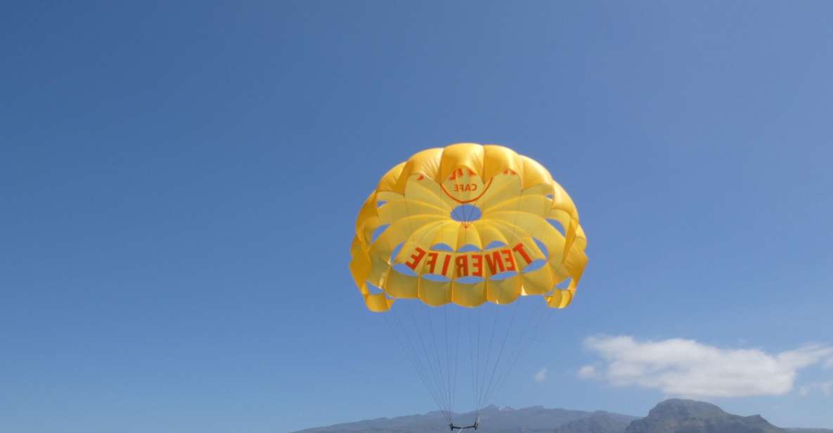 Tenerife Costa Adeje Parasailing - Photos and videos: the optional add-on that many people buy
