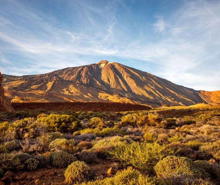 Tenerife: Guided Group Quad Tour on Mount Teide - The picnic-style meal: margherita pizza and arancini in Teide country