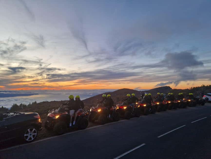 Tenerife Guided Quad Bike Tour to Teide National Park - Mirador Zapatilla Évora Sunset: The View Everyone Remembers