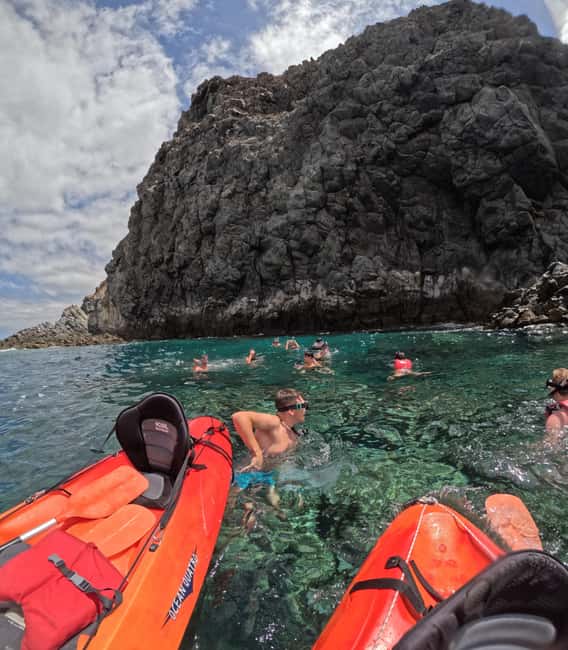 Tenerife: Kayak and Snorkeling Tour with Marine Life - Where you start: Playa La Arenita and orange kayaks in Palm-Mar