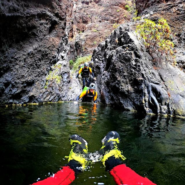 Tenerife: Los Carrizales Water Canyoning Tour - Meet Peter at C. Carrizal Bajo, 9: gear up before you earn your adrenaline