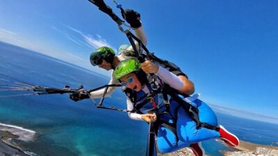 Tenerife: Tandem Paragliding Flight - From hotel pickup to the take-off hillside in a small group