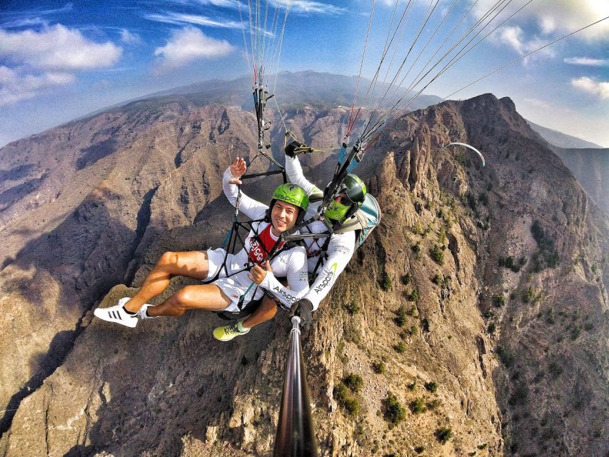 Tenerife: Tandem Paragliding Flight - The flight experience: quiet glide, updraft hunting, and control moments