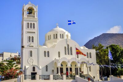 The Best Santorini Small-Group Shore Excursion for Cruise Ships - Firostefani: Blue-Dome Photos and Calm Cliffside Views