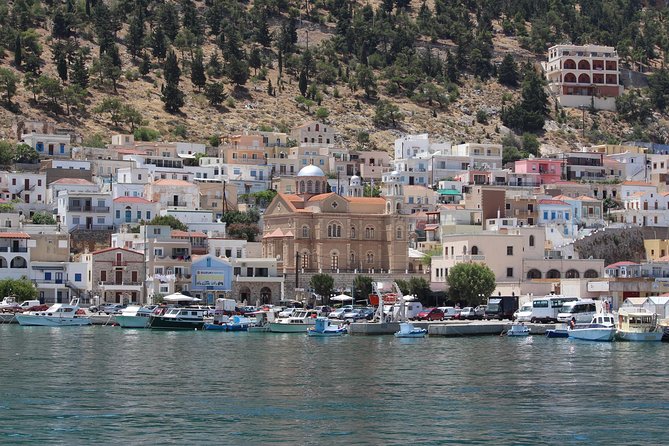 Three Island Cruise from Kos - Stop 2: Kalymnos sponge workshop, coves, and the harbor promenade