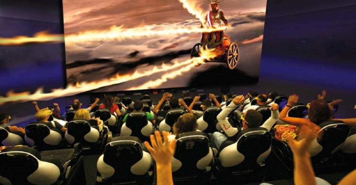 Throne of Helios: The History of Rhodes in 9D Experience - Your 30-minute rhythm: first film, then the chariot-race finale