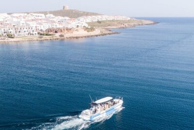 Tour of the North Coast of Menorca by Boat - Cala Pregonda: the main swim/snorkel stop
