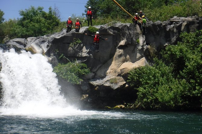 TuffAlcantara - dives, slides and lots of fun in the Alcantara river - Timing and logistics that actually matter (start time, transport, language)