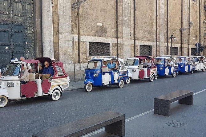 Tuk tuk ride, ape car - Santa Maria dello Spasimo: a church stop that costs nothing
