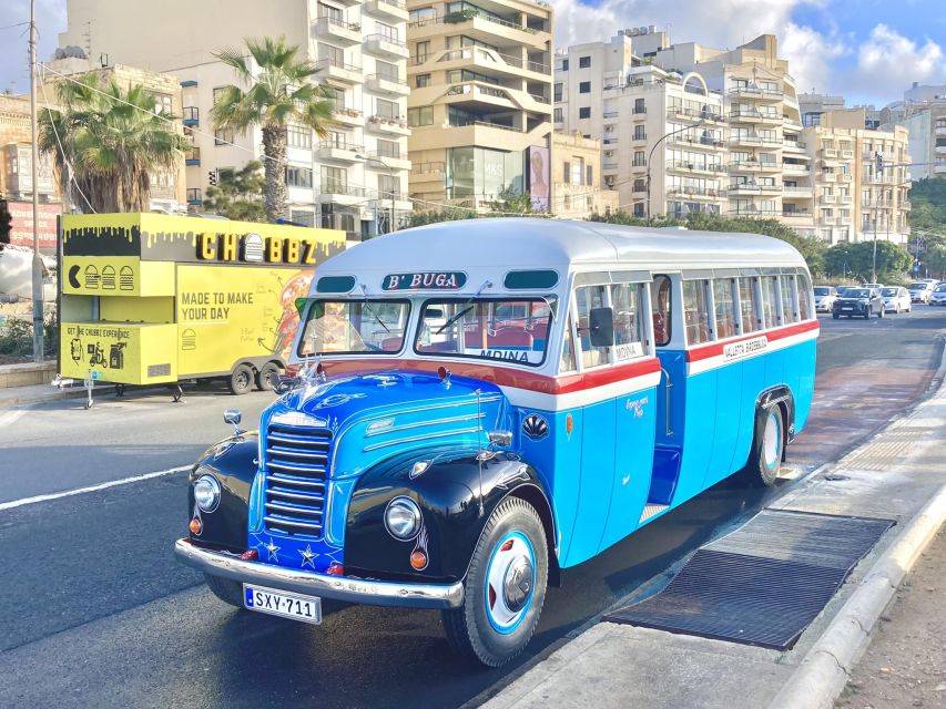 Valletta: Vintage Bus to Valletta, Sliema, Rabat & Mdina - How the Hop-On Hop-Off Route Works on Wednesdays and Fridays