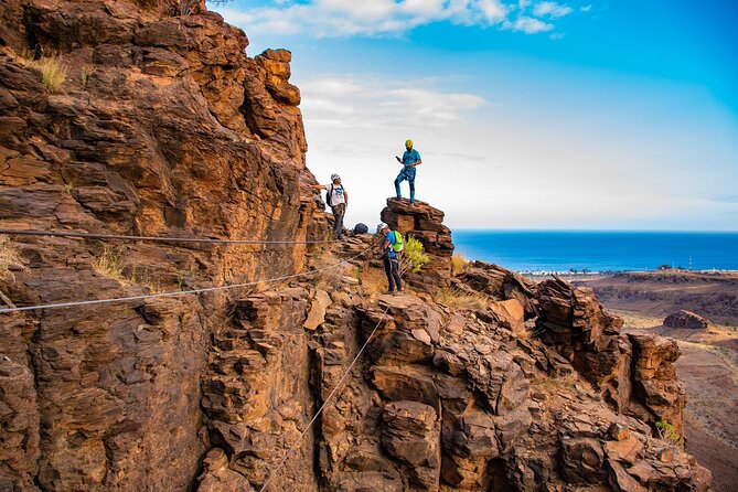 Via Ferrata in Gran Canaria. Vertical adventure park. Small groups - Ocean-area setting: what you’ll actually experience on the day