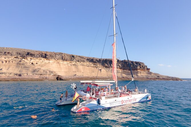 Watching and Listening Whales visiting Los Gigantes&Masca. Food&drinks included - Sailing past Los Gigantes cliffs: the reason this route feels special