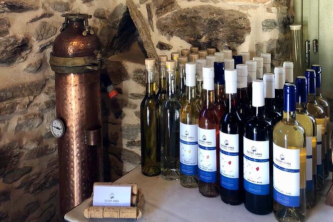 Wine Tasting and Tour in Saint Anna Winery in Naxos - The tasting lineup: wine styles plus a meze spread that actually pairs