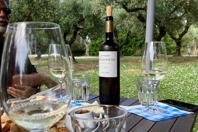 Wine Tasting with Panagiotis aka Chilly August - Meeting Panagiotis in a Family Olive Grove