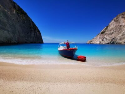 Zakynthos: early morning Shipwreck,Blue Caves and view point - Porto Vromi Maries and the small-boat ride into the action