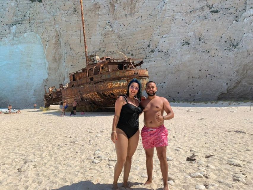 Zakynthos: early morning Shipwreck,Blue Caves and view point - Anafonitria lunch at a family-run taverna: the most satisfying break