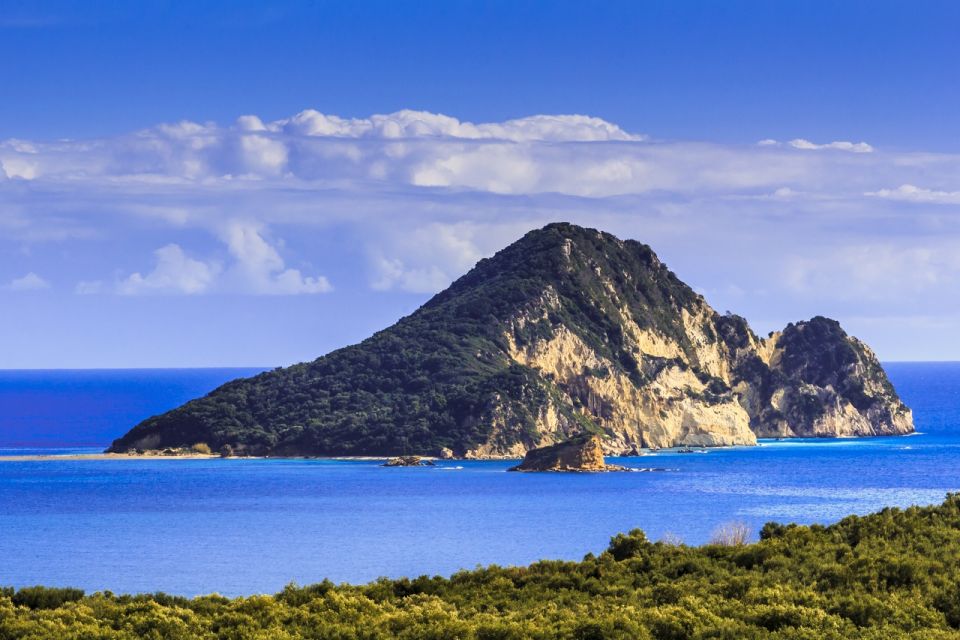 Zakynthos: Guided Boat Cruise to Turtle Island & Keri Caves - Laganas Bay turtle spotting: the National Marine Park part of the day