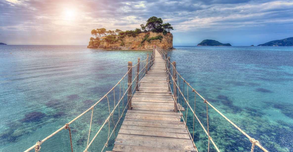 Zakynthos: Marathonisi, Cameo Island and Keri Caves Tour - From Laganas pick-up to Agios Sostis port: how the day starts