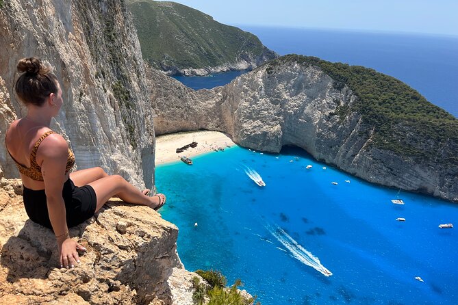Zakynthos Shipwreck Beach with Blue Caves Land and Sea Tour - Navagio Beach: iconic shipwreck, photo time, and then more angles
