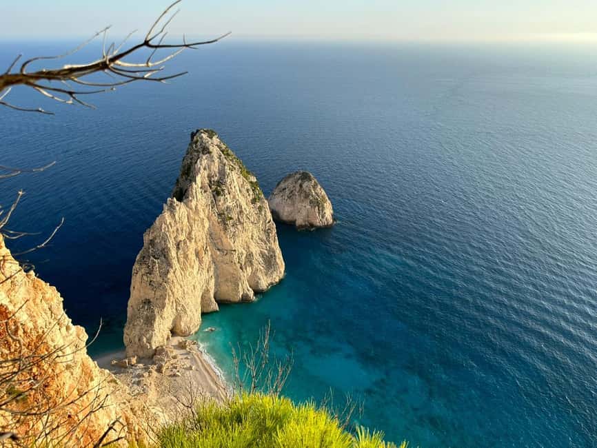 Zakynthos: Sunset Tour to Agalas Caves & Myzithres Viewpoint - Keri Lake beach walk: the quiet break between viewpoints