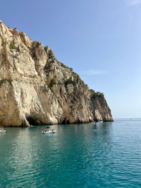 Zakynthos: Turtle Island & Keri Caves Glass-Bottom Boat Tour - Keri Caves: the turquoise-water stop where the boat maneuvering matters